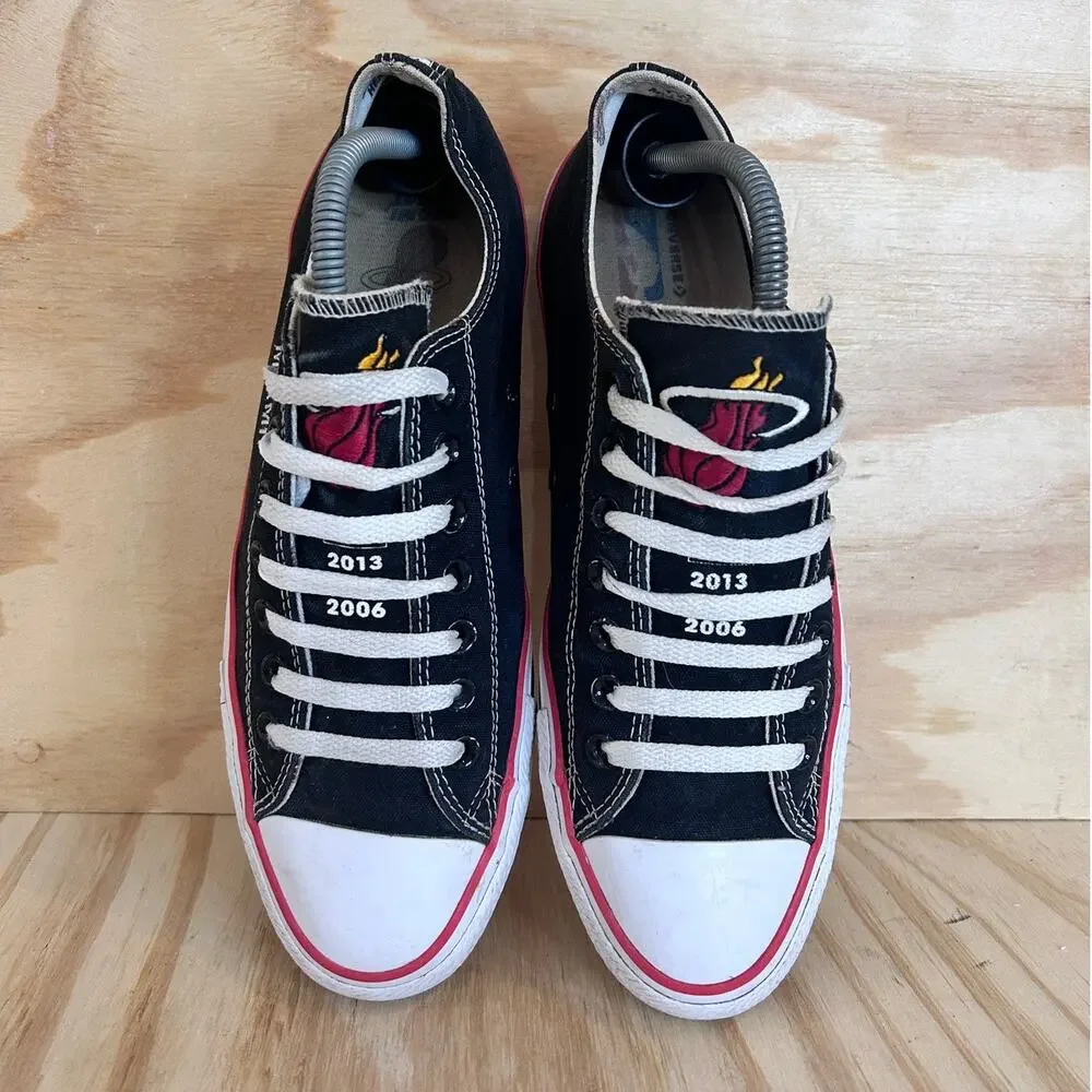 Converse All Star -CT Low Miami Heat NBA - Sneakers - Black - Men's - 9 -168164C - Picture 7 of 9